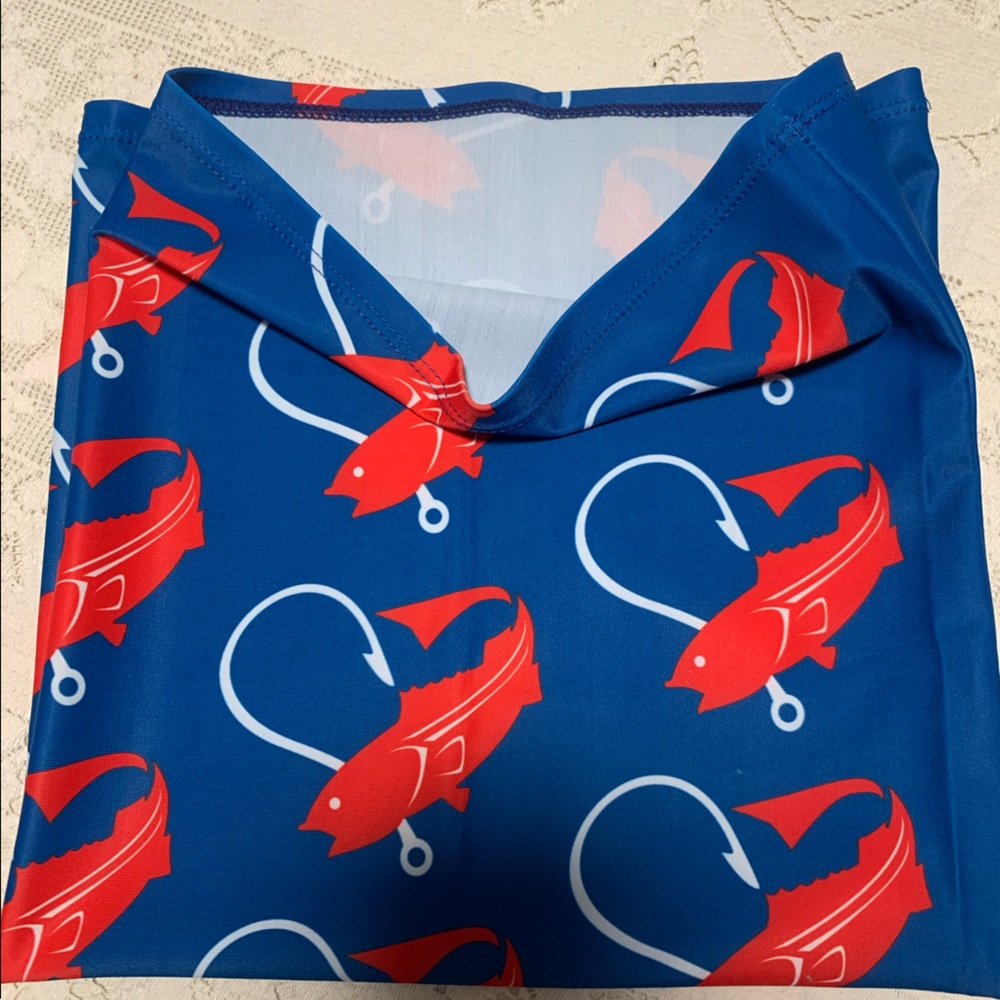 Fish & Hook Neck Gaiter Face Mask
